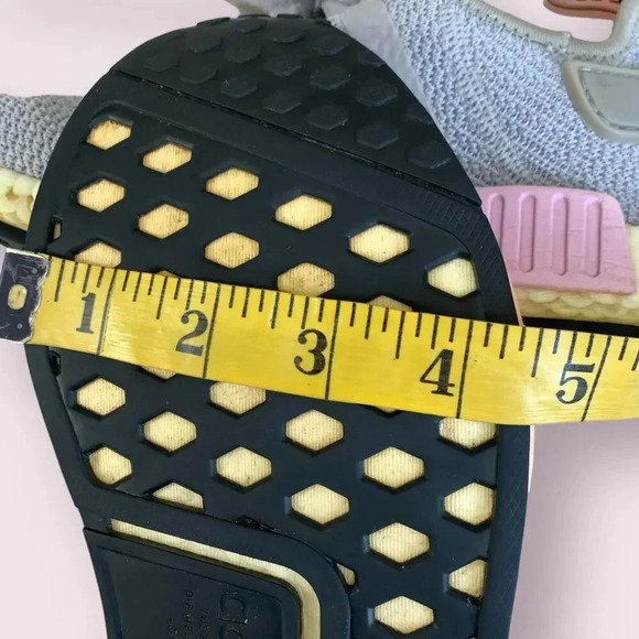 Adidas NMD R1 Boost Athletic Sneakers Running Shoes Women Size 8 Light Granite - Picture 15 of 15